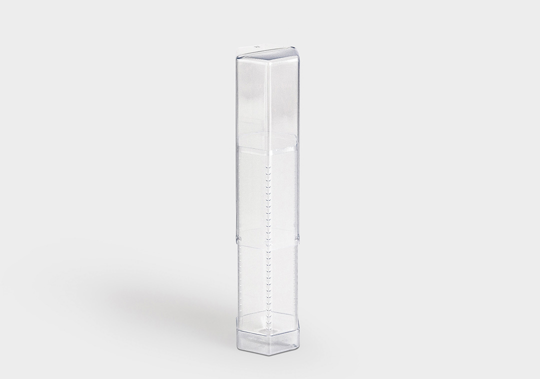 Tube d'emballage Hexpack HexPack : tube d'emballage de protection hexagonal avec réglage de la longueur par cran.